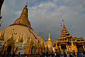Yangon Myanmar. Shwedagon Pagoda (the Golden Stupa).  